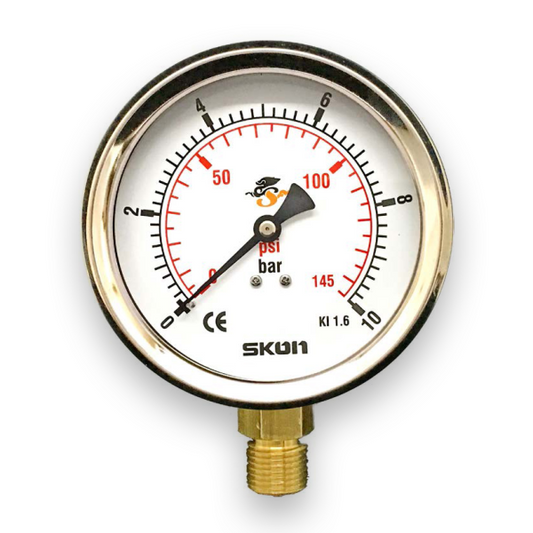 ILX1005 Series Pressure Gauge 4.0” Radial Entry - 1/4” BSPP