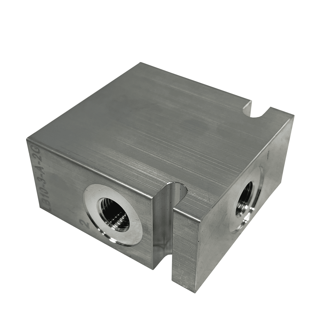 LB08-3-A-3G BSPP 3 Way Aluminium Body Common Cavity