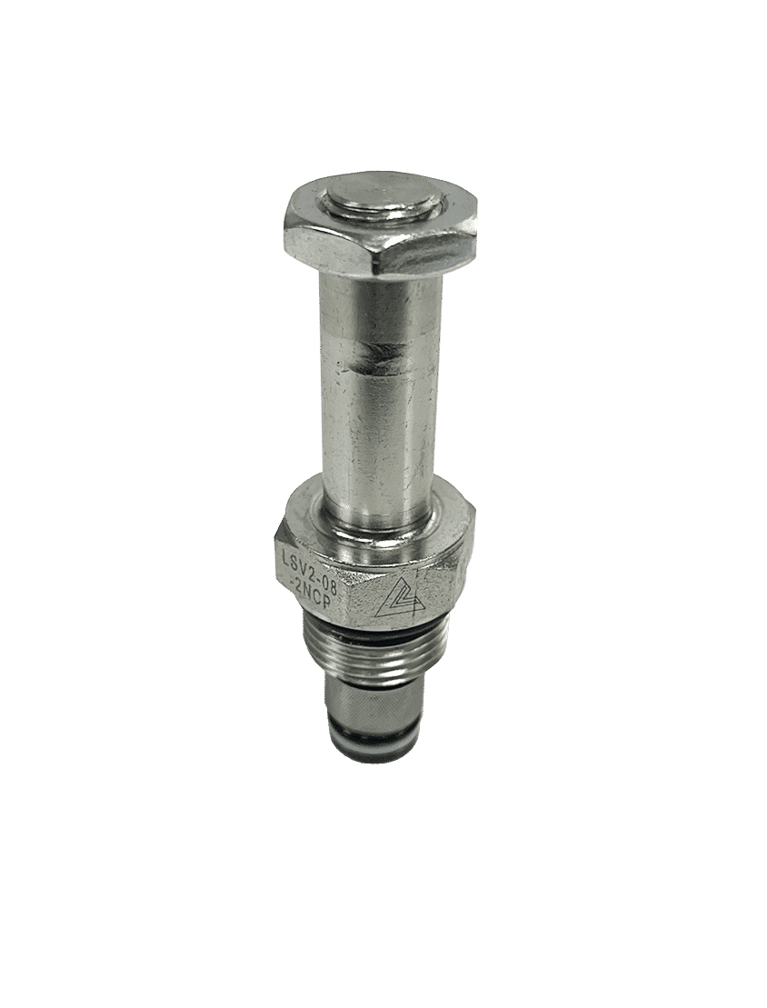 LSV Series 2 Position Solenoid Operated Cartridge Valves Normally Closed - No Reverse Flow when Energised