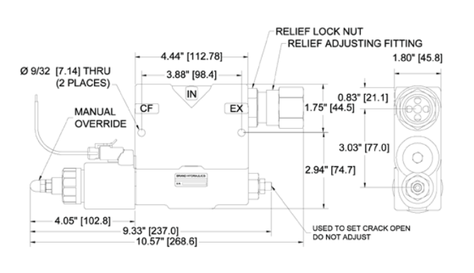 PEFC Series Electronically Adjustable Proportional Pressure Compensated Flow Control Valve