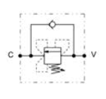 SVLCC Series Sequence Valve - Line Mount, Back Pressure Proof