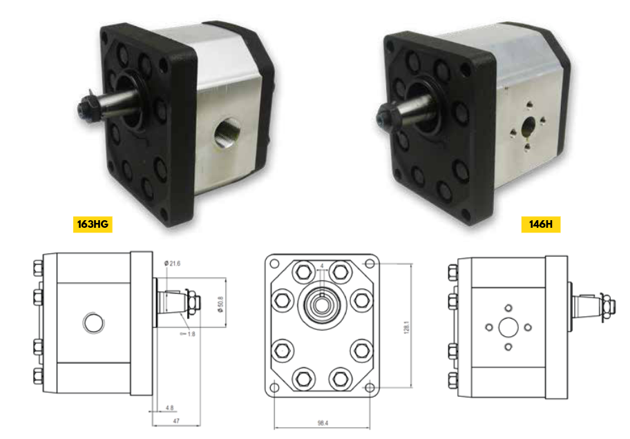Caproni Group 3 Pump Seal Kits & Port Adaptors