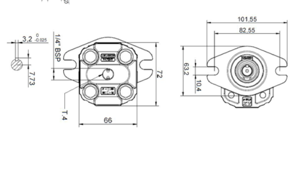X1M Series Group 1 Motor SAE AA Mount, 1/2” Keyed Shaft
