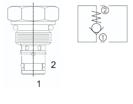 LCV Series Check Valves - Poppet Type