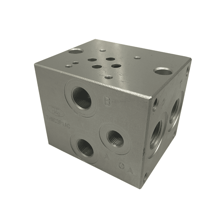 THMC3P1SC Manifold Cetop 3 Single Bank Steel