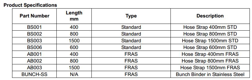 Hose Strap FRAS