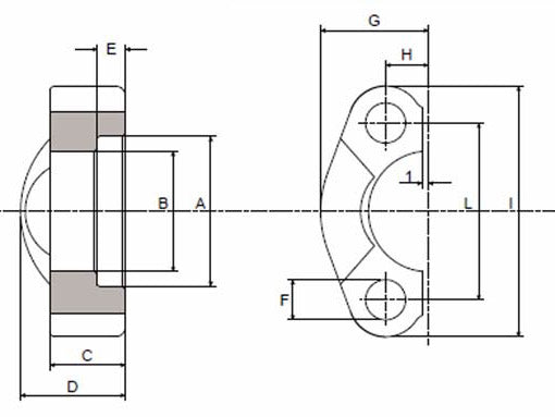 Split Flange Clamp Caterpillar