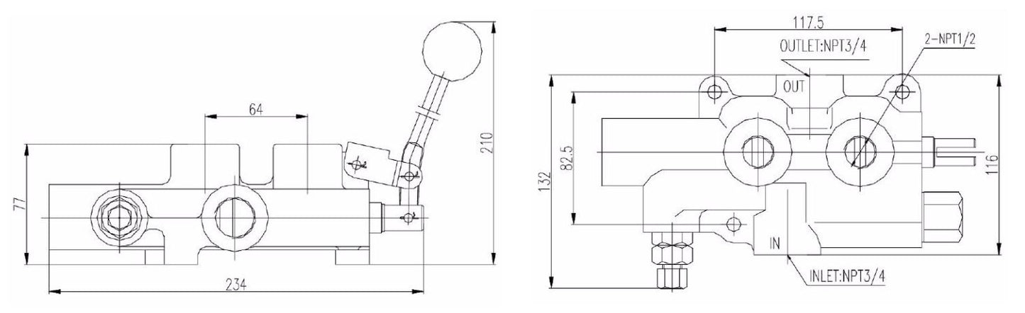 Log Splitter Valve
