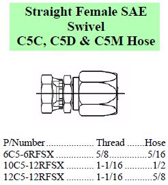 C5 SAE Female