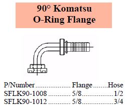 S Series Komatsu 90 Flange
