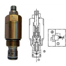 LPSRV2-10-60 Cartridge Relief Valve Pilot Operated