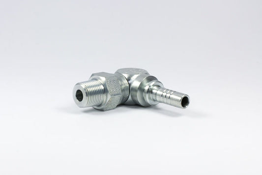 S Series BSPT 90 Close Swivel Male