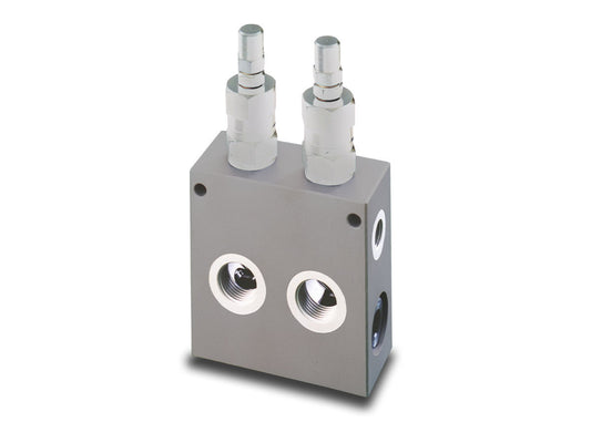 Dual Line Cross Relief w/ Anticavitation
