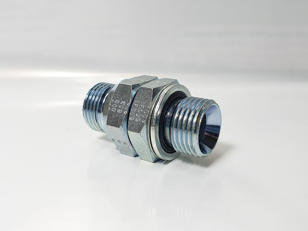 Nipple BSPP x BSPP Encapsulated/Adjustable