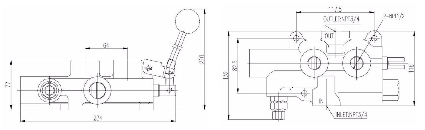Log Splitter Valve