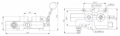 Log Splitter Valve