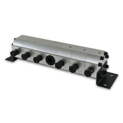 1FDF Series 6-Way Rotary Gear Flow Dividers, Differential Relief