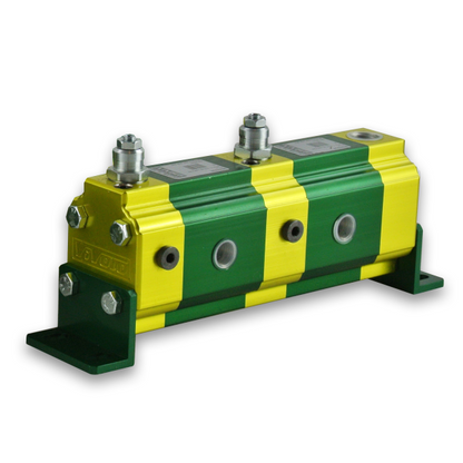 9RV Series Goup 1 2-Way Rotary Gear Flow Dividers, Differential Relief