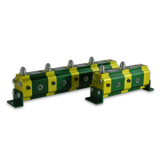 9RV Series Goup 1 2-Way Rotary Gear Flow Dividers, Differential Relief