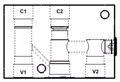 Inline Ported Bodies for Cartridge Valves