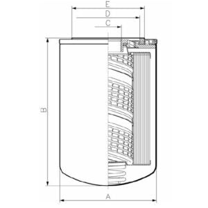 CS0 Series Spin On Filters 4”