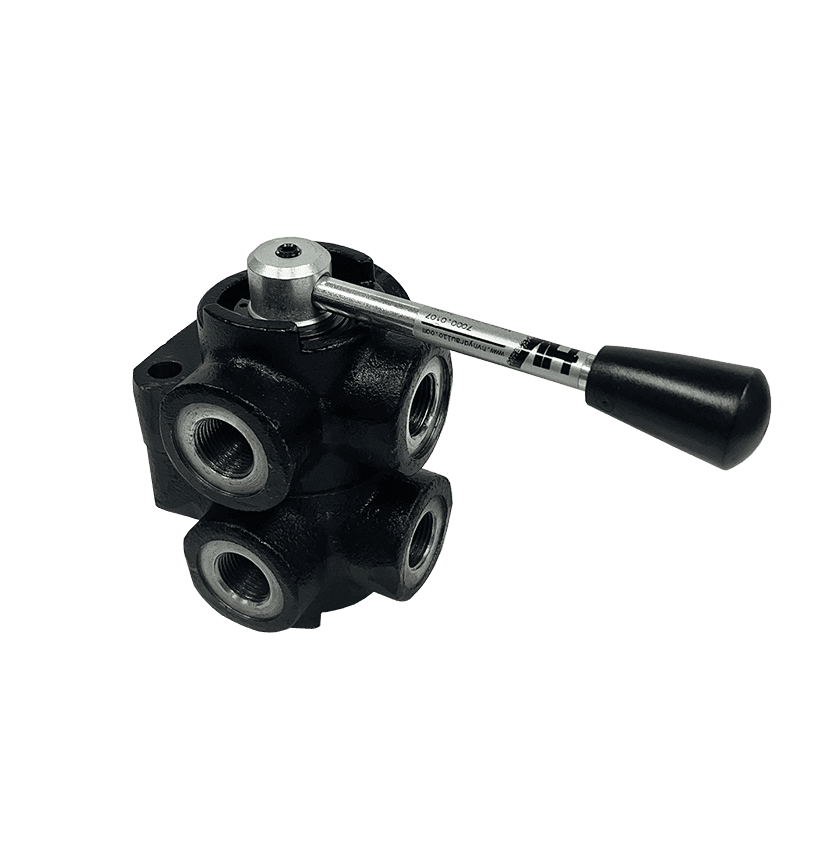 D6 Series 6 Way Selector Valves - Open & Closed Centre