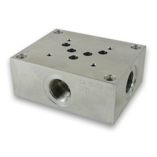 ES10 Series Cetop 5 Manifold Subplate without Relief - Oil Solutions