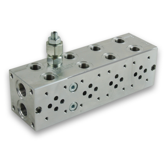 EA06 Series Cetop 3 Bar Manifold (1/2” BSPP Ports P+T)