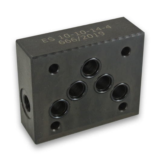 ES10 Series Cetop 5 Crossover Plate, Subplate & Endplate
