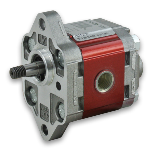 X0P Series Group 0 Pump DIN Mount, M7x1 Keyed Shaft