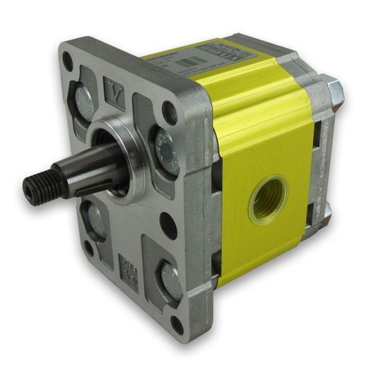 X2P Series Group 2 Pump DIN Mount, 1:8 Tapered Shaft