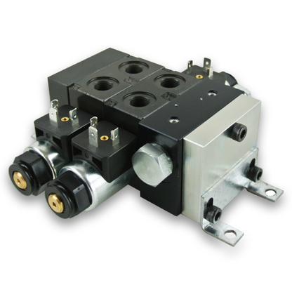 Stackable Solution Valves HDF Series Stackable Directional Control Valve Solenoid Operated & Acc ...