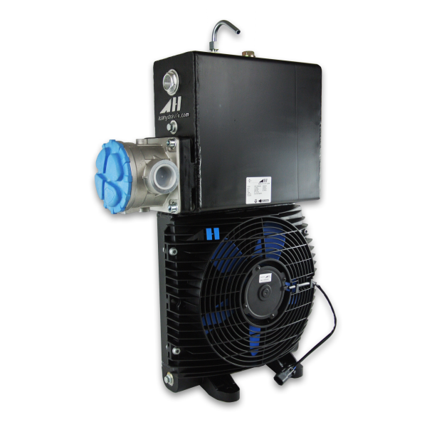 ILLCO Series Oil/Air Cooler with Integrated Suction Filter & Tanks
