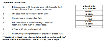 Italgroup Splined Billets