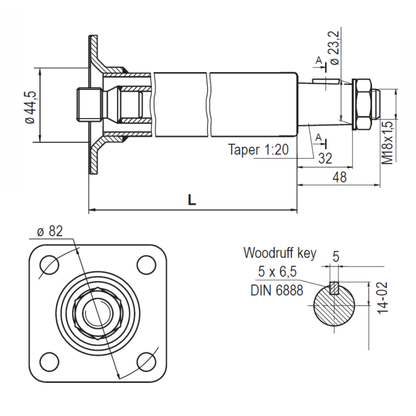 KK Series Steering Column & Shaft Journal