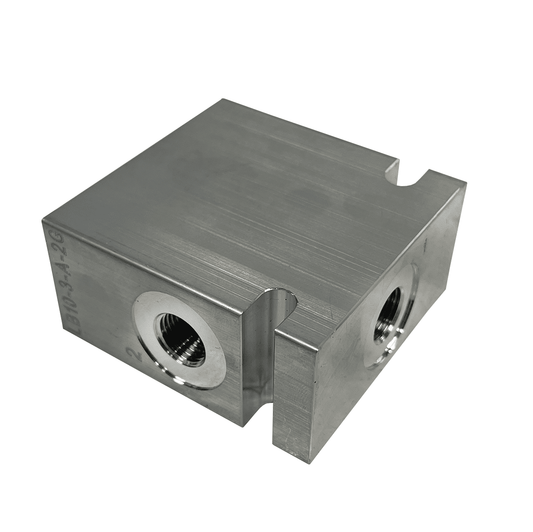 LB08-3-A-3G BSPP 3 Way Aluminium Body Common Cavity