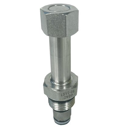 LSV Series Solenoid Operated Cartridge Valves - Normally Open - With Reverse Flow when Energised