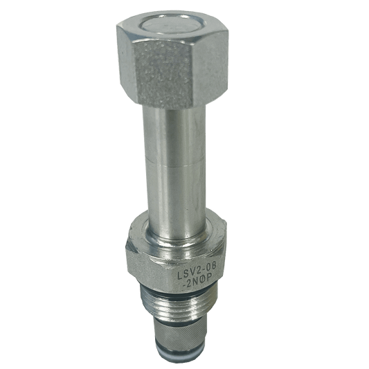 LSV Series Solenoid Operated Cartridge Valves - Normally Open - With Reverse Flow when Energised