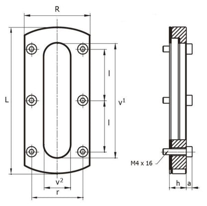 LVF Series Flanged Vertical Level Gauge