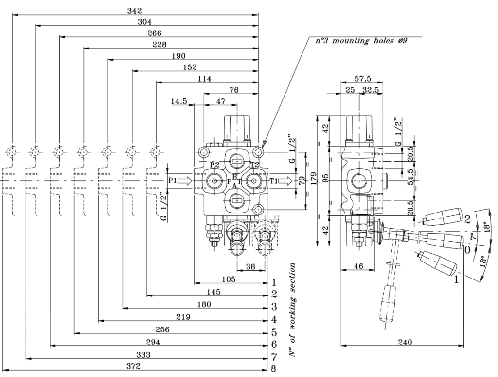 Q45 Series Monoblock Valves