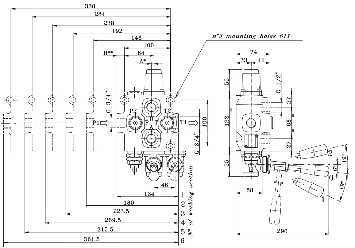 Q95 Series Monoblock Valves