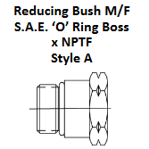 Reducing Bush M/F SAE ORB x NPTF (A)