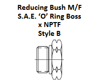 Reducing Bush M/F SAE ORB x NPTF (B)