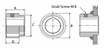 Round Bore Weld-in Hubs