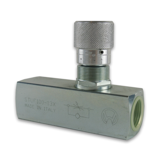 Needle Flow Control Valve with Reverse Flow Check