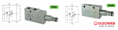 Single Counter Balance Valve External Vent