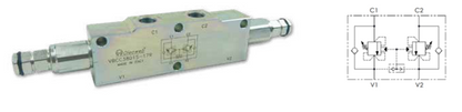 Dual Counter Balance Valve External Vent