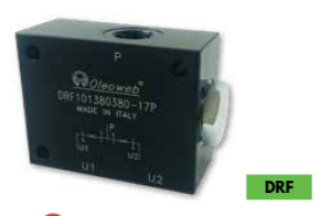 DRF/FPFDS Series Cartridge Flow Dividers & Combiners