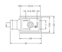 DP-IP Series DIN Plugs 43650 Form B IND 2-Pole + PE