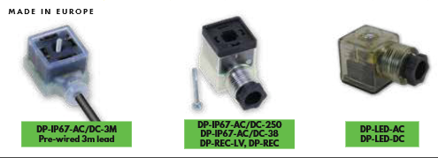 DP Series DIN Plugs 43650 Form A 2-Pole + PE